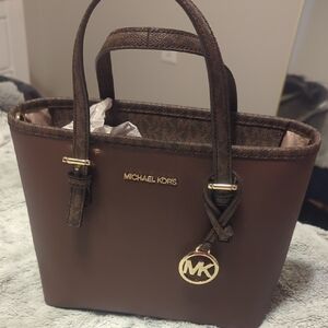 Michael Kors Brown Tote Bag